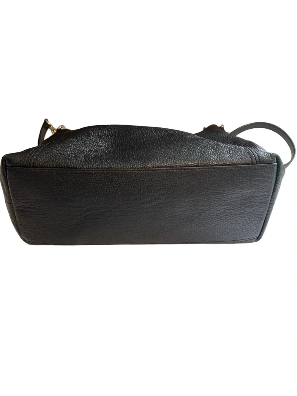 Michael Kors Sienna Large Black Pebbled Leather Hobo with Gold Hardware - Picture 5 of 9
